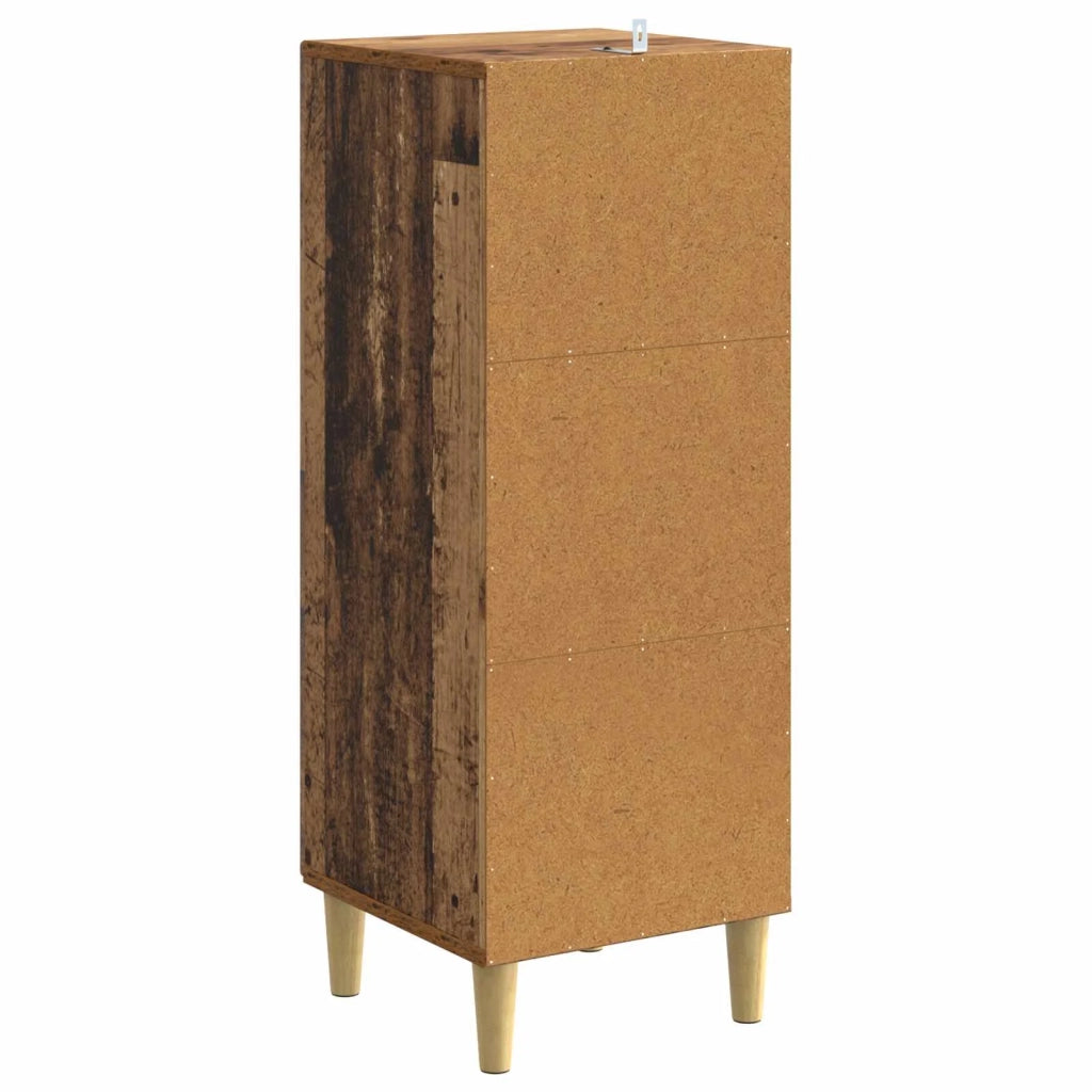 Mobile con Cassetti Legno antico 33 x 34,5 x 90 cm 895083