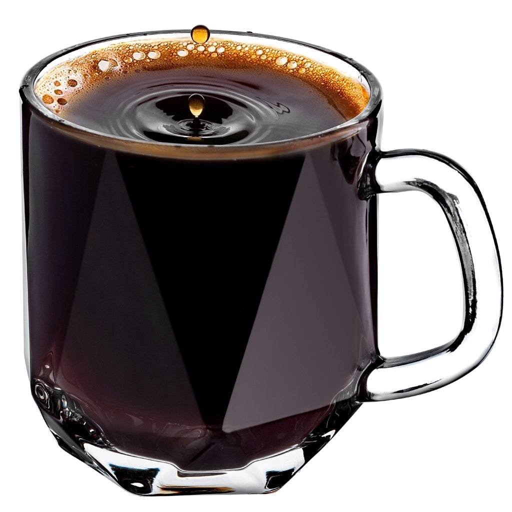 Set di 6 bicchieri da caffè/tè KADAX da 300 ml con manico.