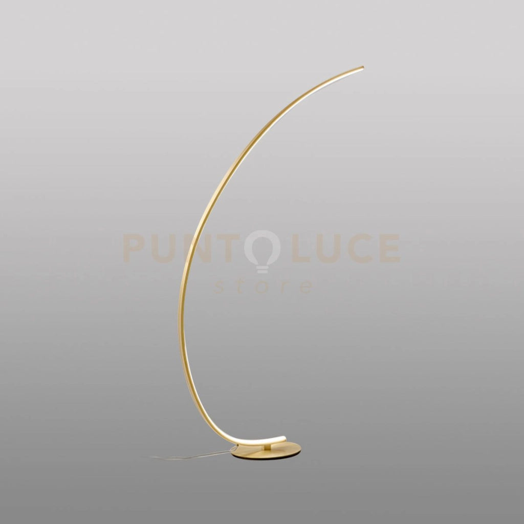 IOLE PT - LAMPADA DA TERRA ORO A LED 3000K 1500LM 30W DIMMERABILE