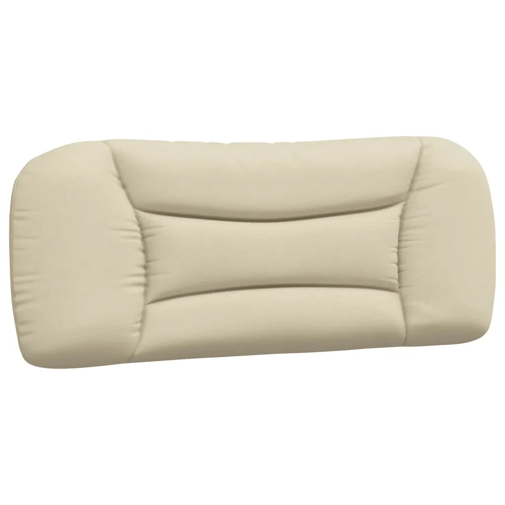 Cuscino Testiera Hvar Crema 100 cm in Tessuto 374554