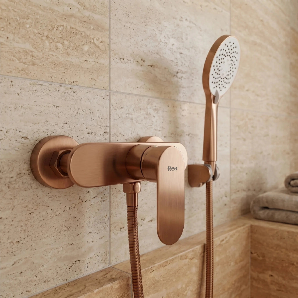 Rubinetto Doccia Rea Drop Brush Copper