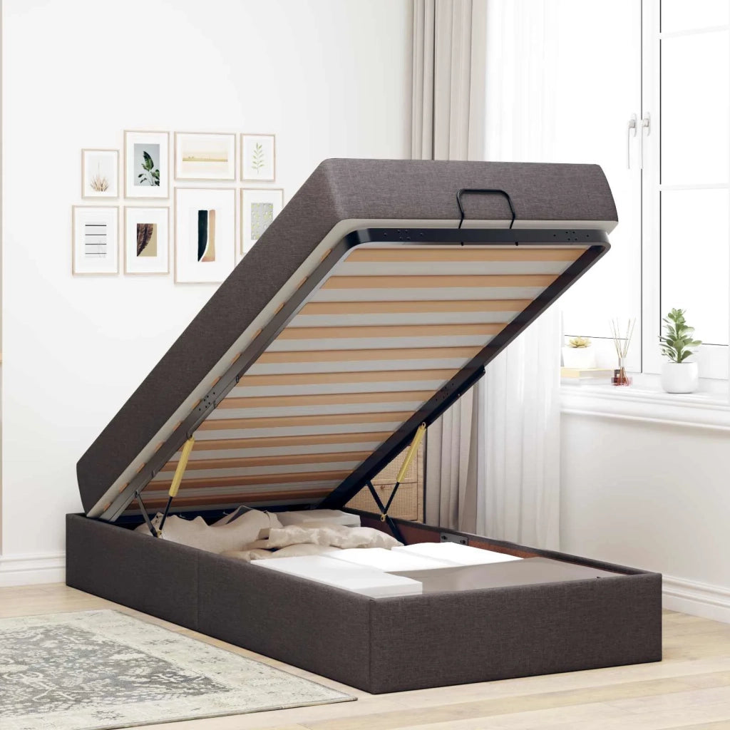 Struttura letto con materasso 2 pcs-Giroletto Tanno Tessuto 496265