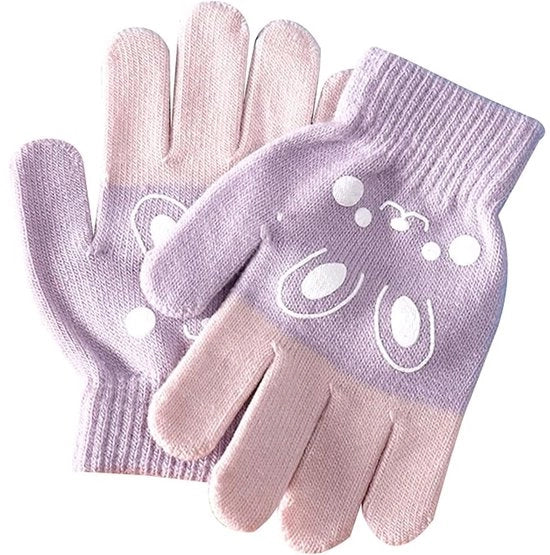 Guanti da neve per bambini esterni blu