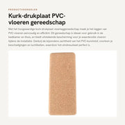 Pannello PVC in plastica - Kit di installazione senza vibrazioni - Facile da utilizzare - Protezione del pavimento - Adatto per ambienti commerciali