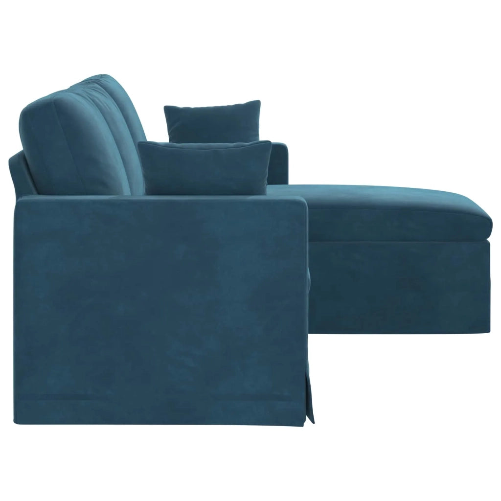 Divano Blu 178 x 134 x 80 cm Velluto 42024457