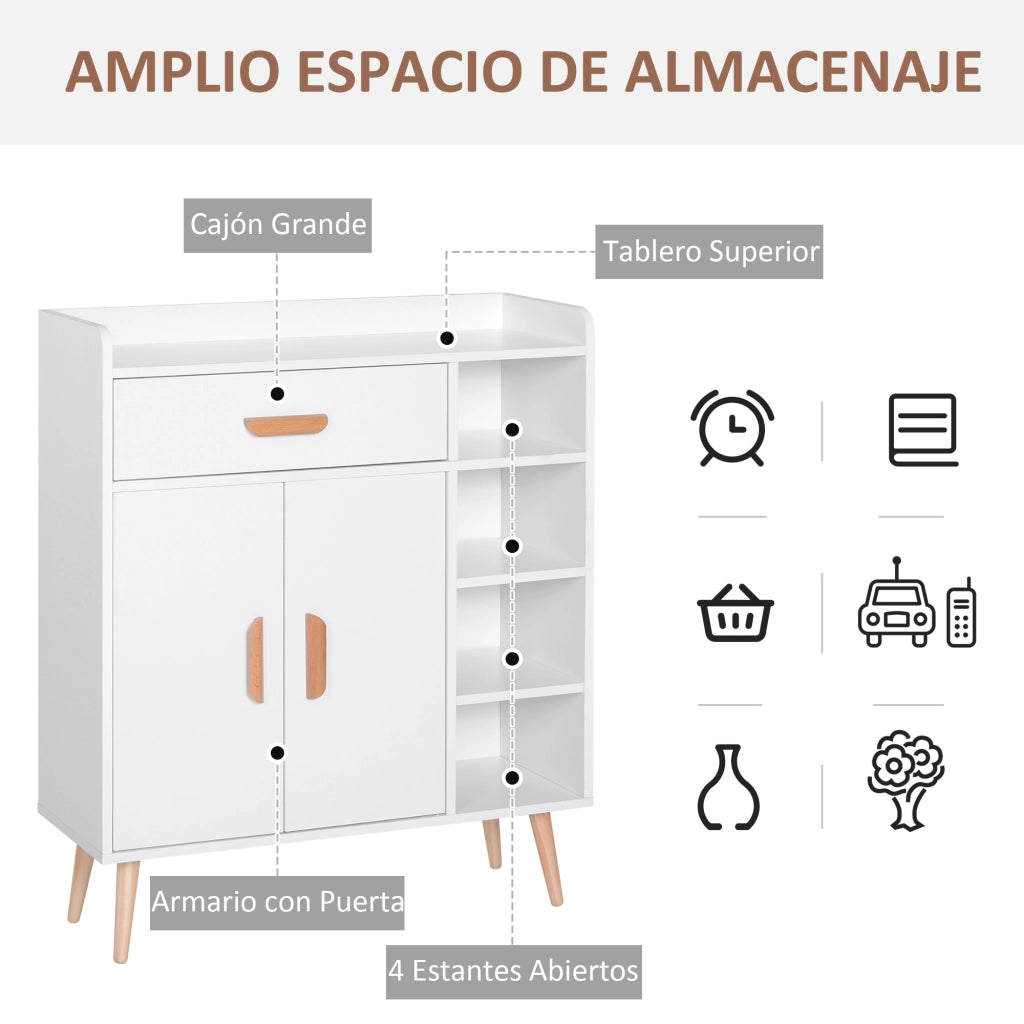 Armadio Multiuso ¨C Minimal ¨C Bianco 80x29.5x96cm