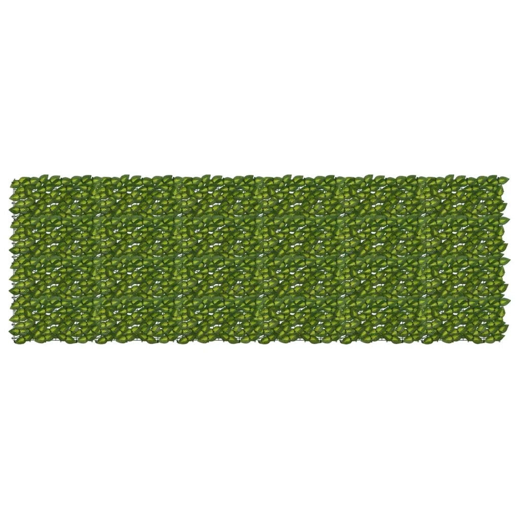 Schermo per balcone con foglie-Pannello per balcone Verde e Giallo 300 x 100 cm 399731