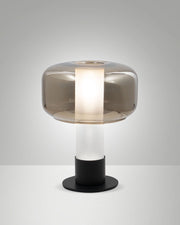 Lampada da Tavolo Flick Oro, Struttura in Metallo e Vetro Borosilicato, Dimmerabile al Tocco, Attacco E14 15W, IP20 - Flick
