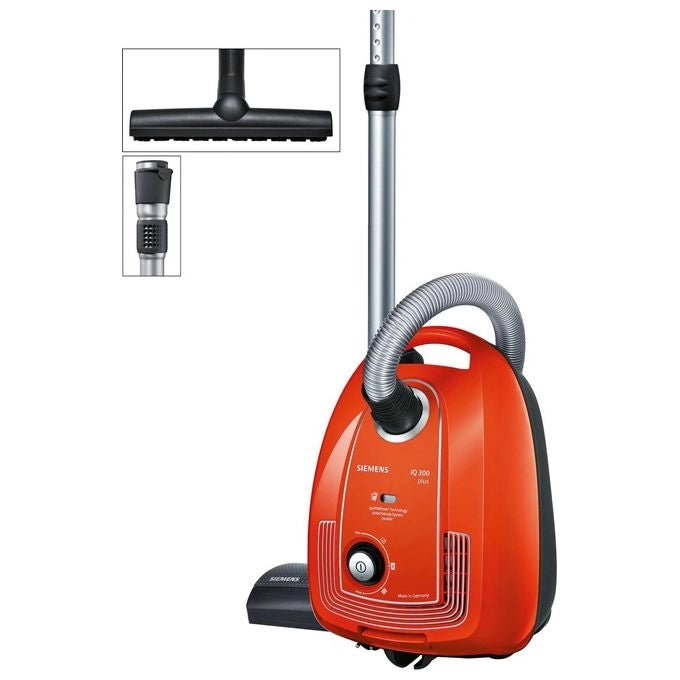 Siemens VSP3AAAA iQ300 Aspirapolvere a traino quattroPower 4 L 750 W 77 dB colore Rosso