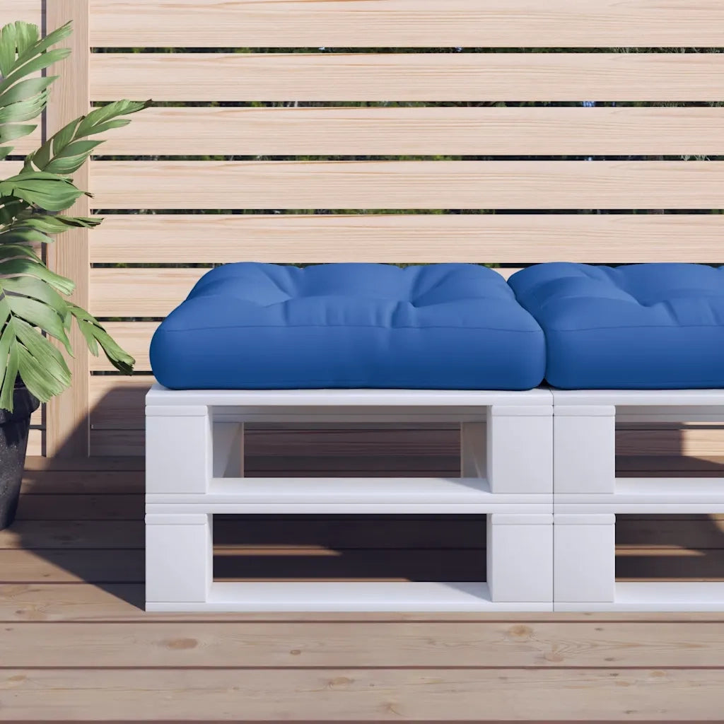 Cuscino per Pallet Blu 58x58x10 cm in Tessuto 360910