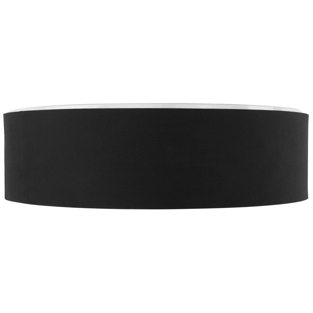 Lampada paralume in policotone Nero ø 45 cm Boho con stile moderno