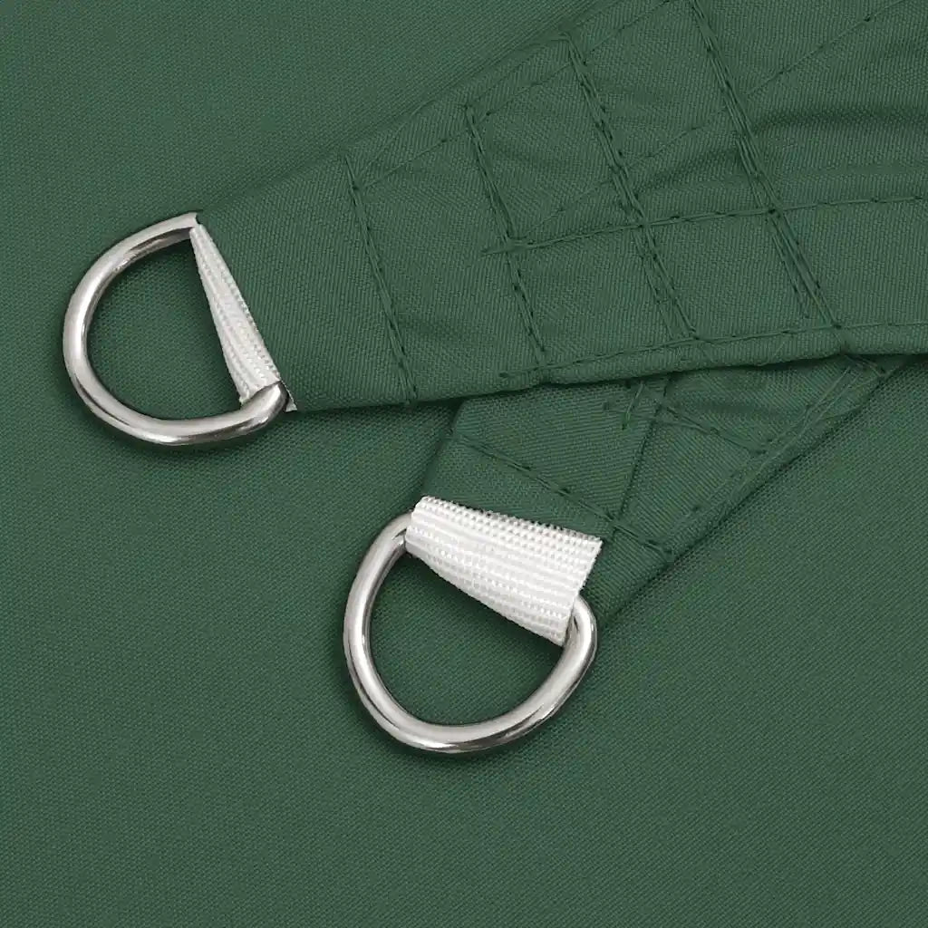 Parasole a Vela Oxford Rettangolare 3x4,5 m Verde Scuro 135486