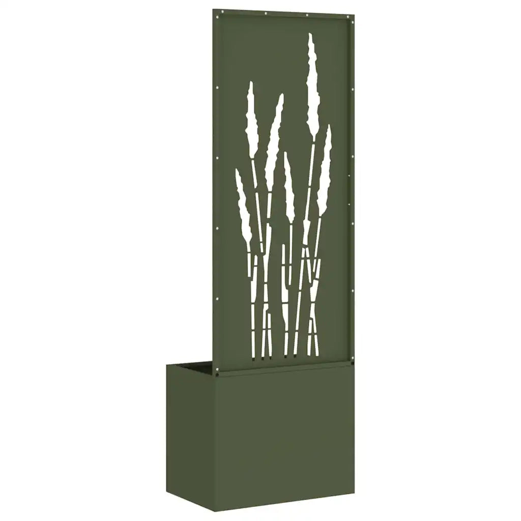 Schermo per privacy in giardino Oliver verde 50 x 150 cm 876465