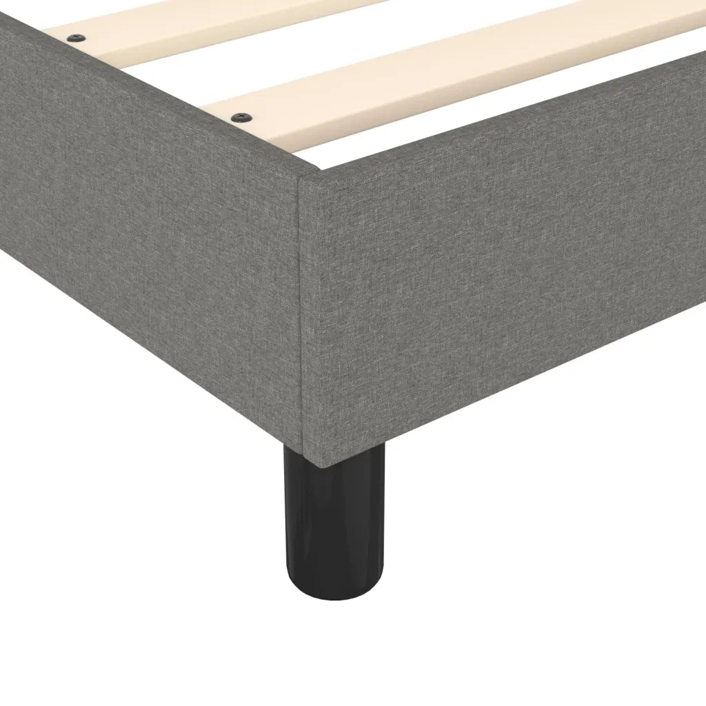 Struttura Letto a Rete a Molle Grigio Scuro 180x200 cm Tessuto 3120879