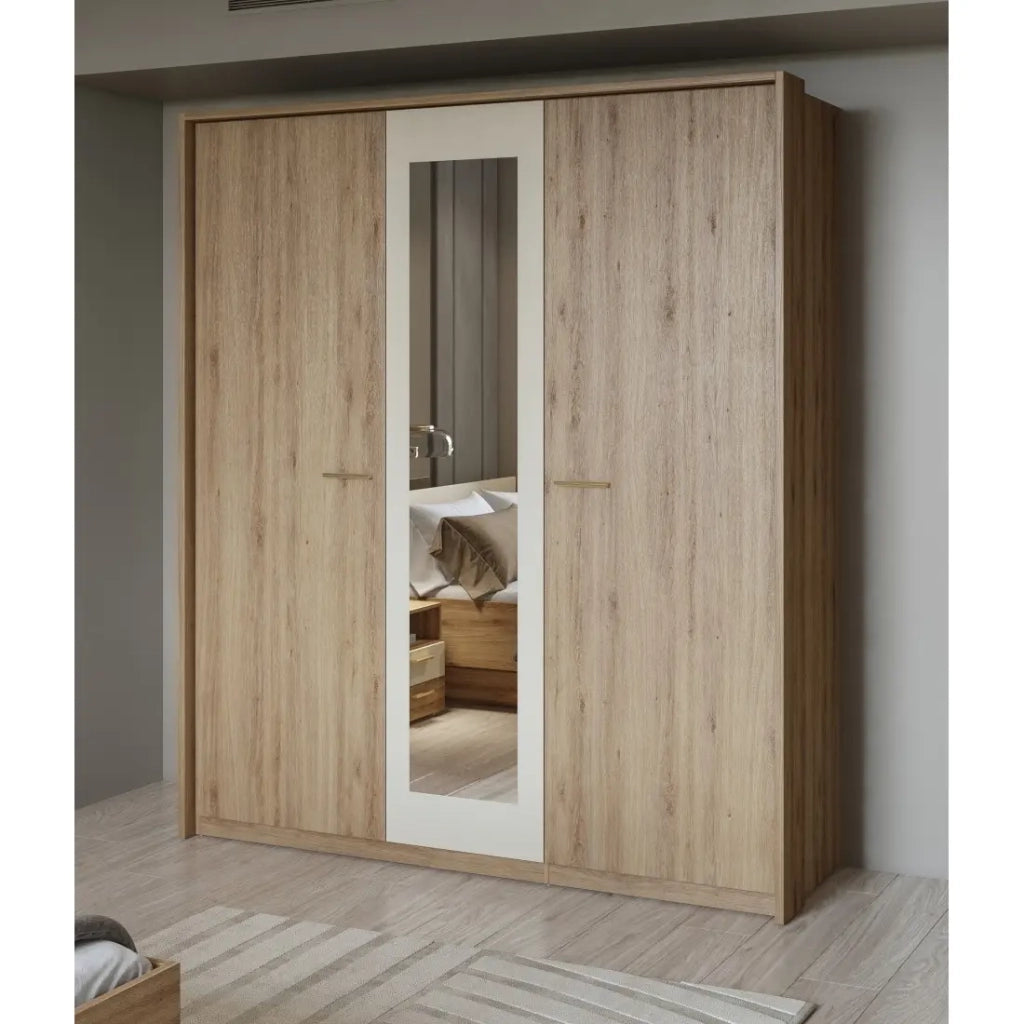 Contorno di rifinitura design VERTIGO – Per armadio 3 porte – Rovere selvatico – Elemento decorativo