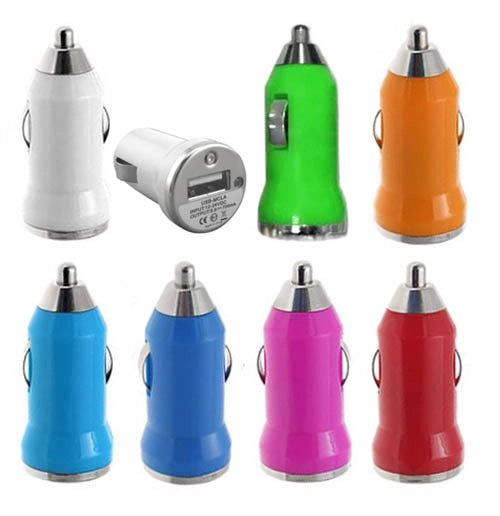 MINI CARICATORE CARICABATTERIA  AUTO USB 3GS UNIVERSALE