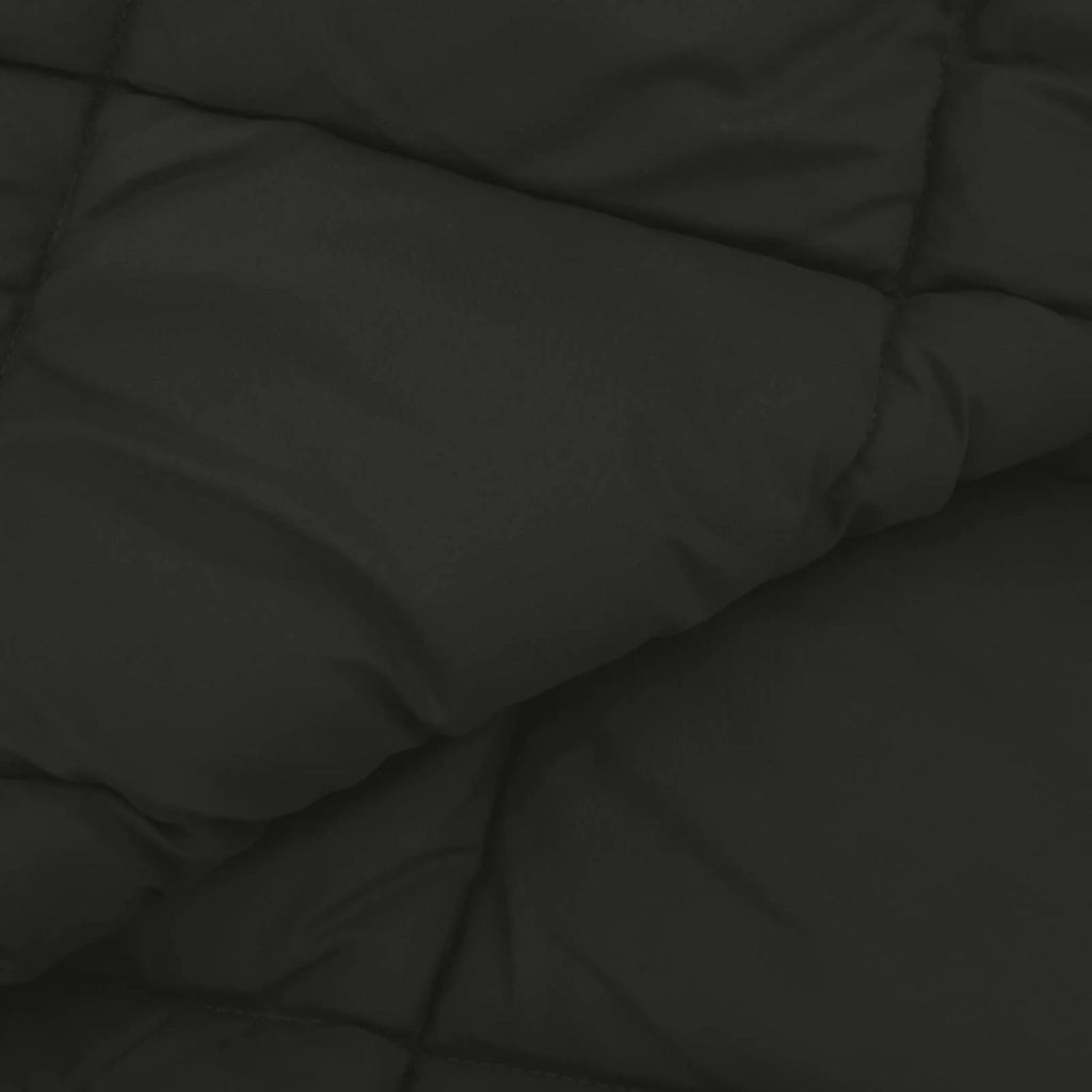 Piumone | Duvet Invernale Nero 200 x 200 cm Microfibra