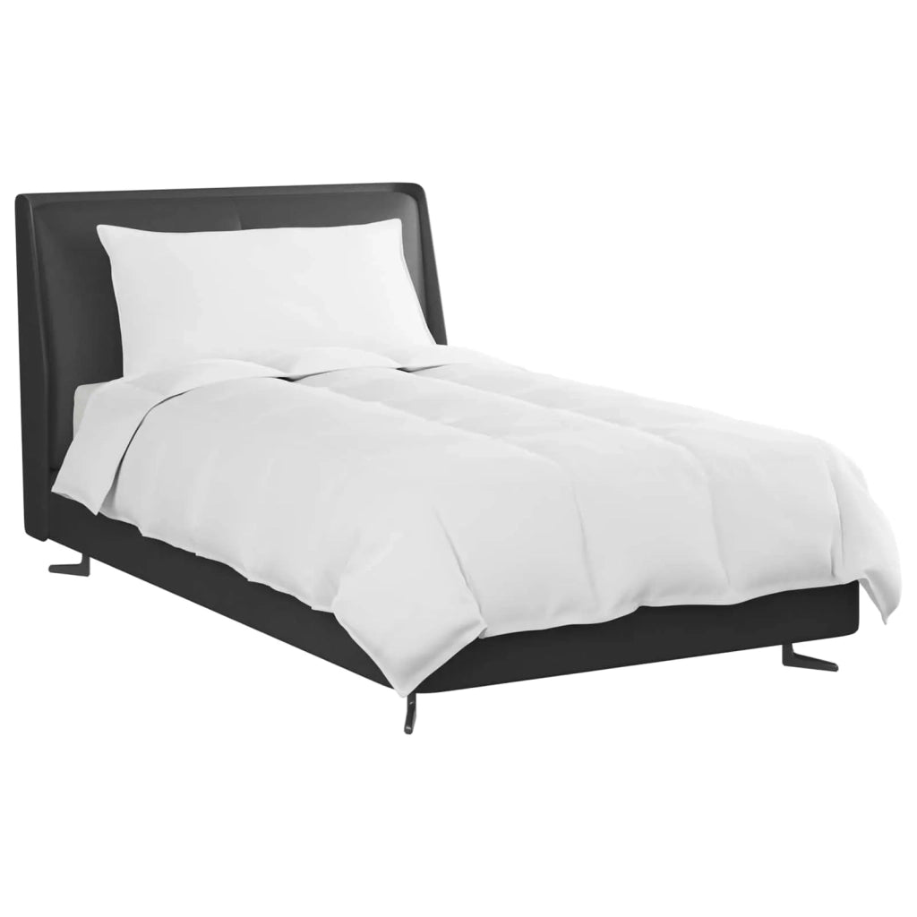 Piumone | Duvet Invernale con cuscino 2 pz Bianco Piuma d'anatra