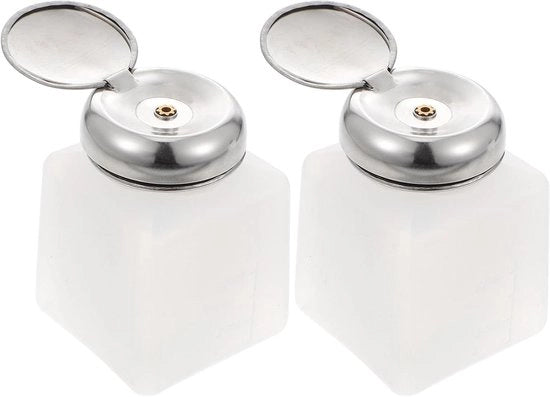 Set di due flaconi di pompa a spruzzo premium per profumo da 100 ml per viaggi