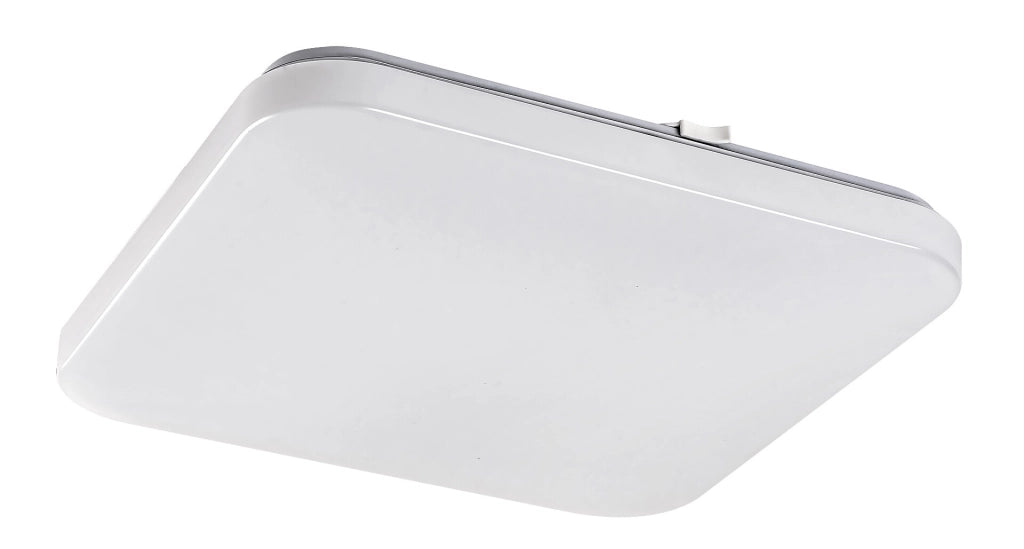 Plafoniera LED quadrata 32cm 18W bianca Rabalux Vendel