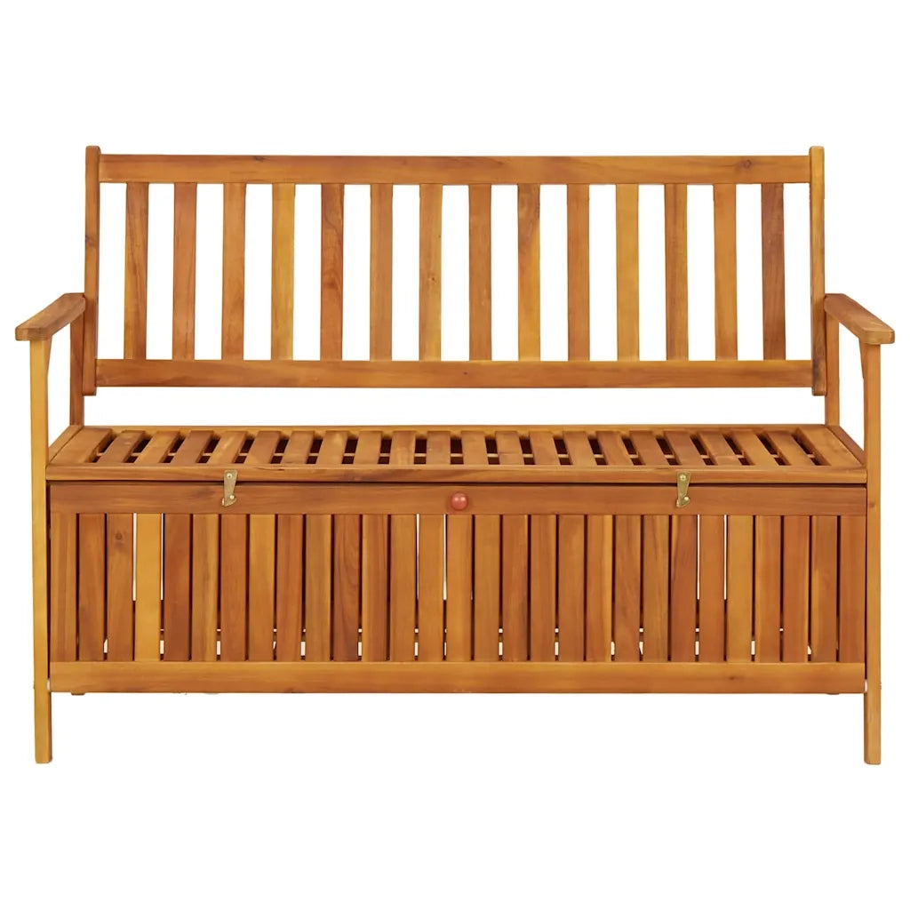 Cassapanca da Giardino 120 cm in Legno Massello di Acacia