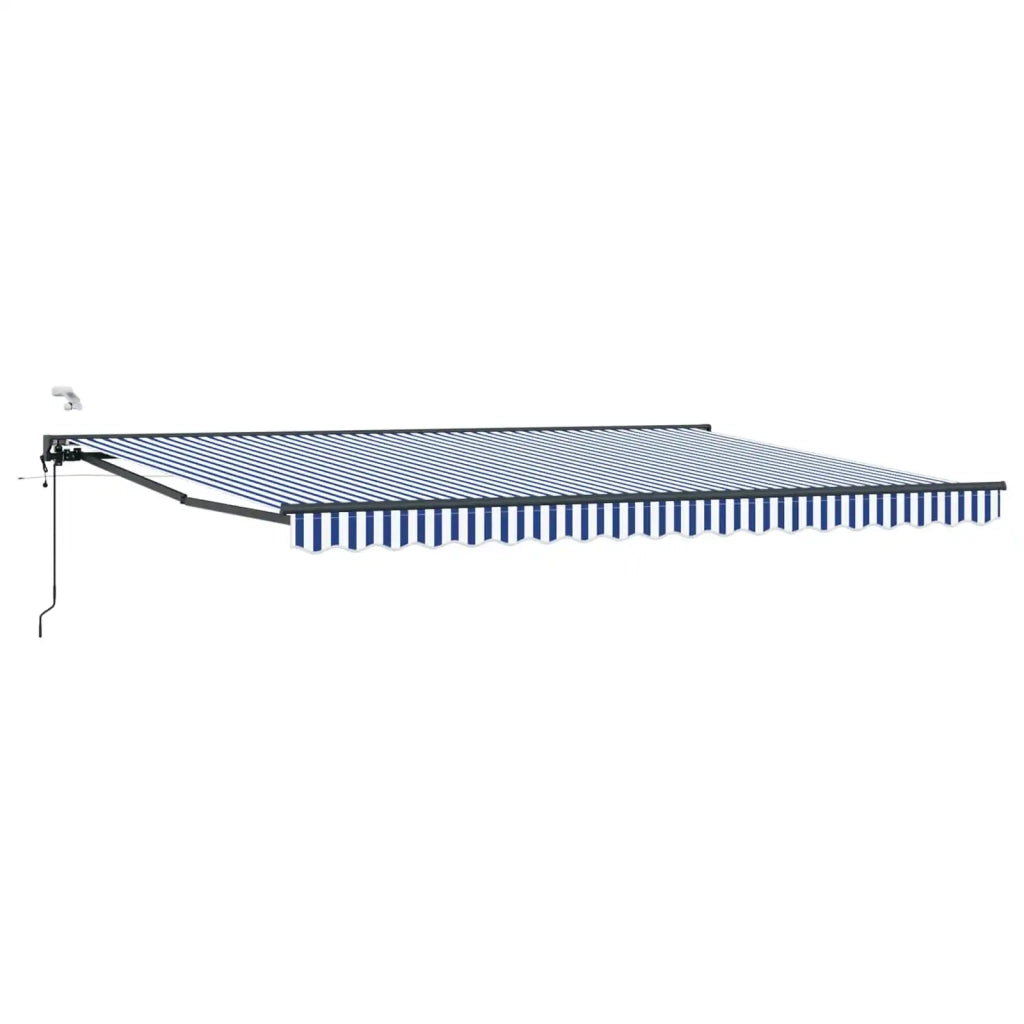 Tettuccio Elettrico Retrattile Blu, Bianco, Antracite 4 × 3 m 3421579
