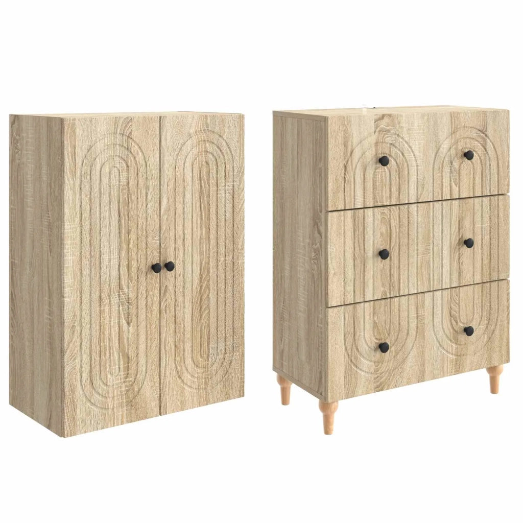 Set di armadi 2 pcs 66 x 34,5 x 90 cm Legno ingegnerizzato 3416459