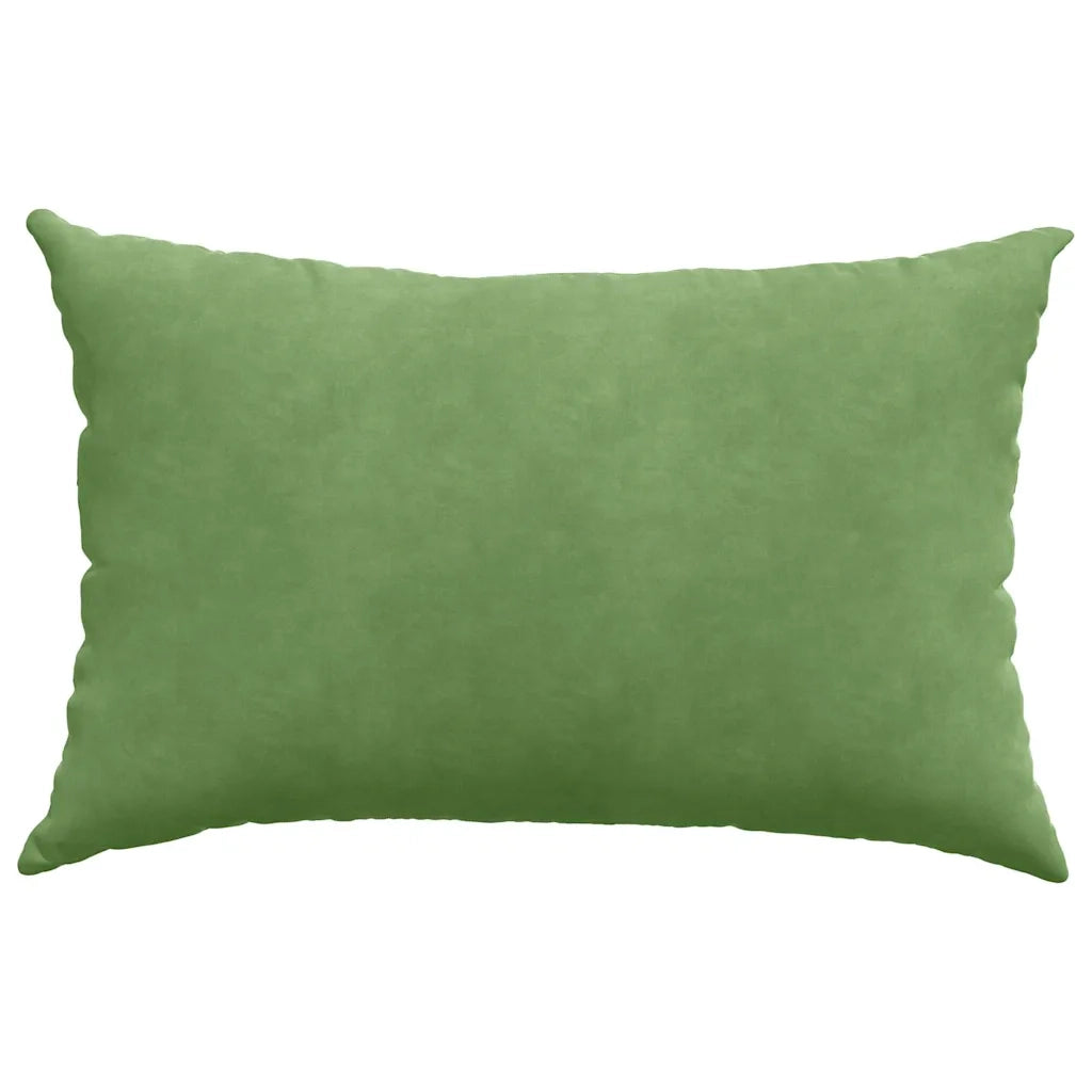 Cuscini da Divano 2 pz | Cuscini per sedie Verde chiaro 60 x 40 cm