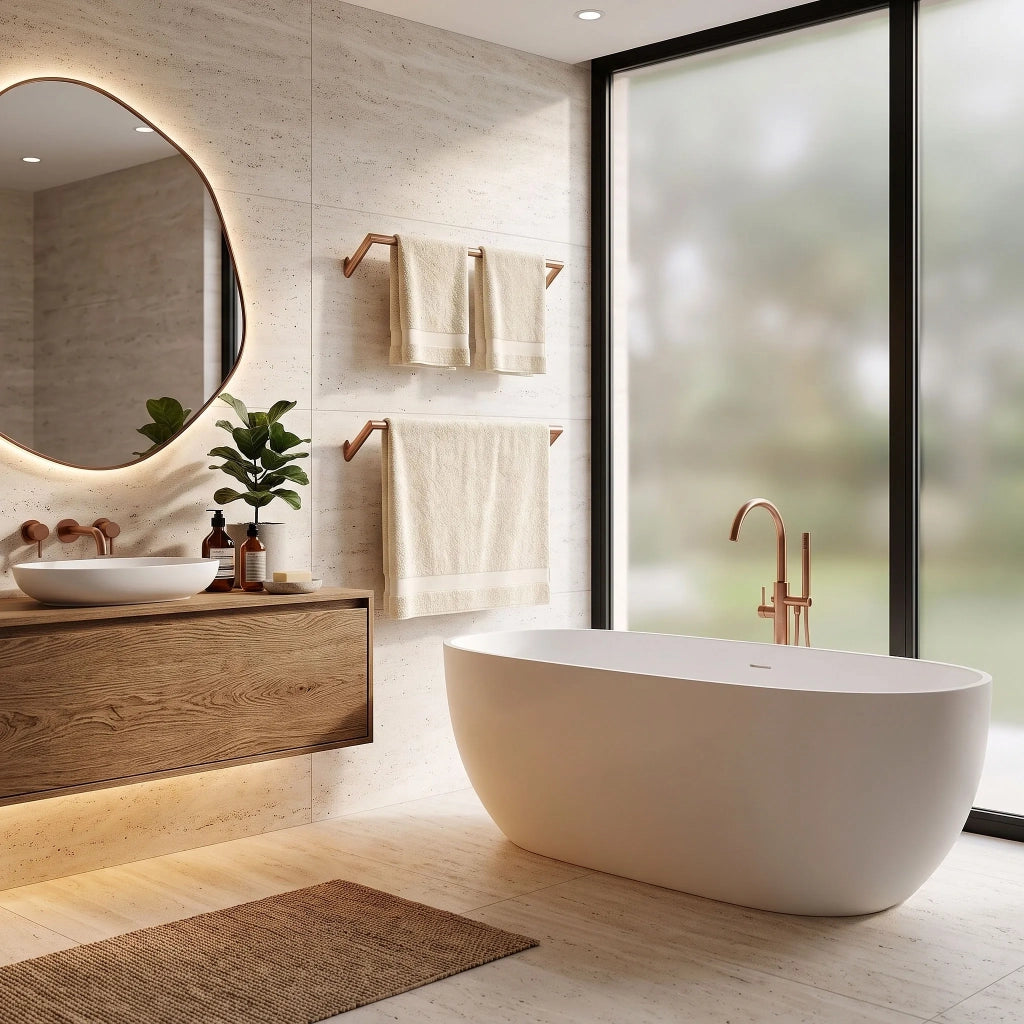 Appendino Da Bagno Will Brush Copper