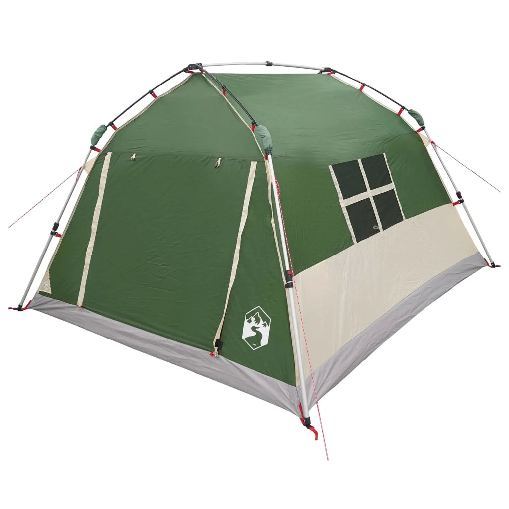 Tenda istantanea resistente all'acqua 3 persona 3 persone Verde 42042266