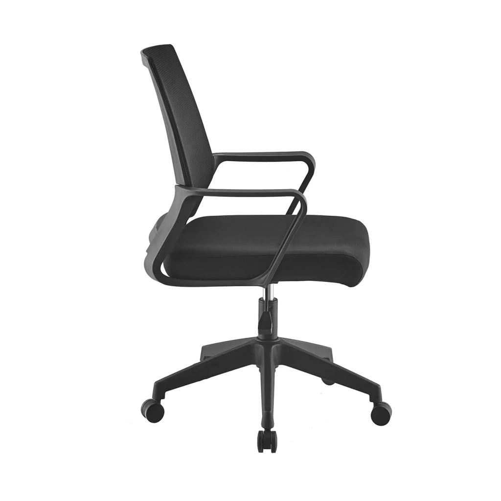 LÚZETE - SEDIA DA SCRIVANIA ACTON NERA