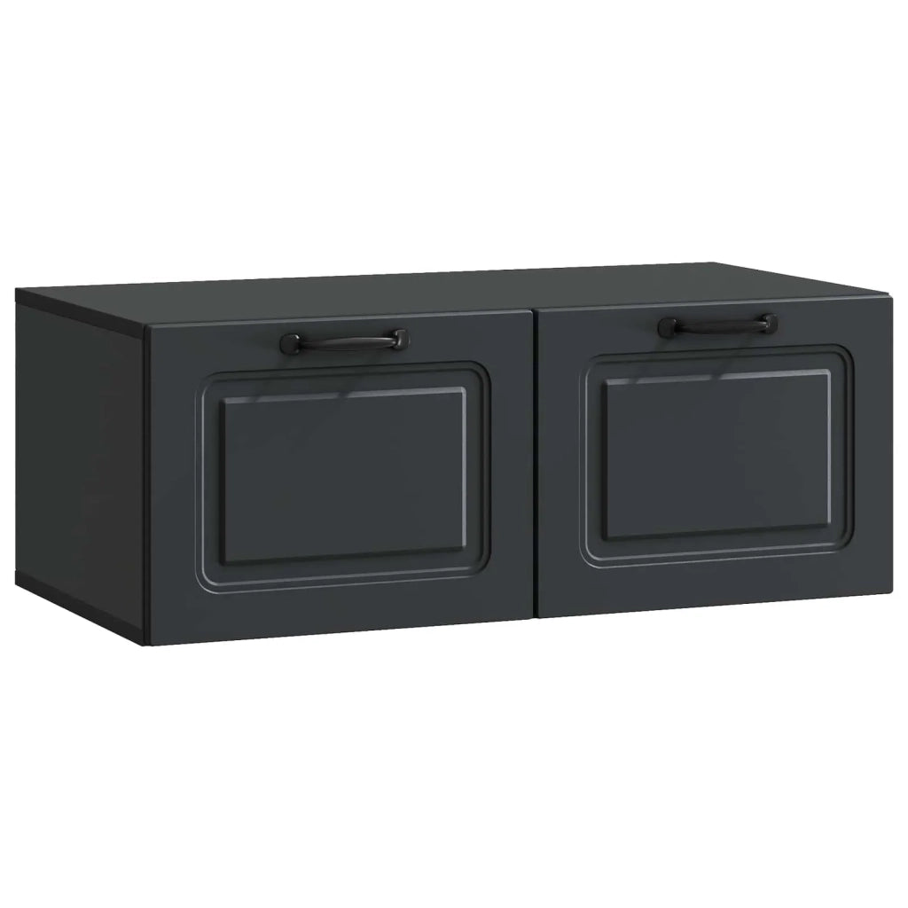 Mobile Porta TV da Muro Nero 78,5 x 41 x 30 cm 899366