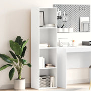 Libreria Bianca 40x30x152 cm in Legno Multistrato 857876