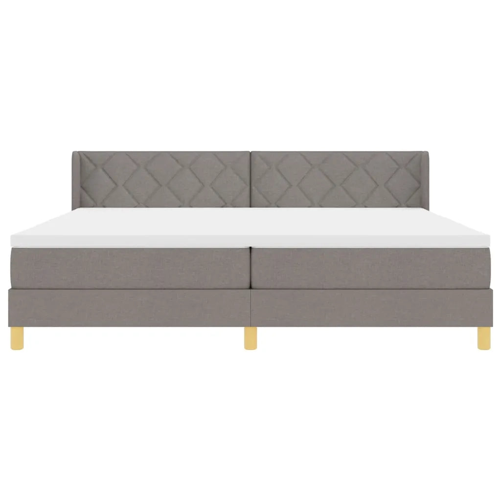 Letto a molle con materasso Talpa 200 x 200 cm Tessuto 3341381