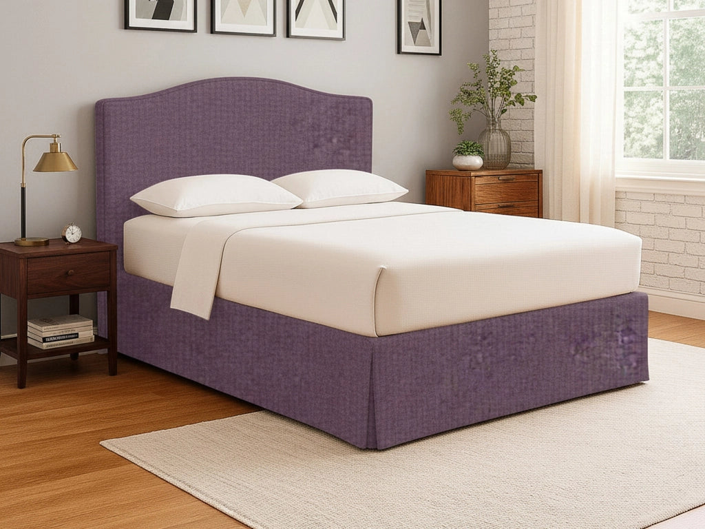 Batley, Letto Singolo Sfoderabile Made in Italy, Viola Lilla