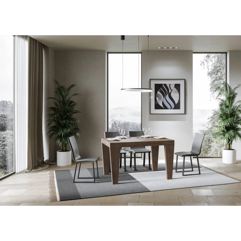 Tavolo allungabile 90x120/224 cm Spimbo - Noce