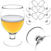 Bicchieri da birra KADAX, per cocktail, bevande, boccali, 370 ml, confezione da 6 pezzi, idea regalo