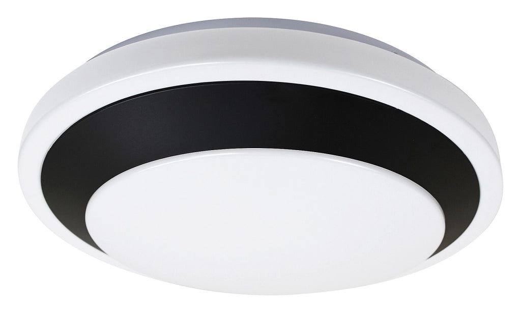 Plafoniera LED Rabalux Barbora nera/bianca Ø38 24W 4000K