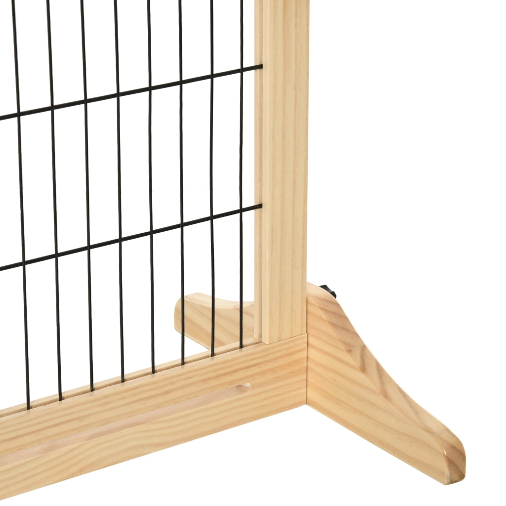 Cancello di Sicurezza per Scale ¨C Minimal ¨C Naturale e Nero 180 cm