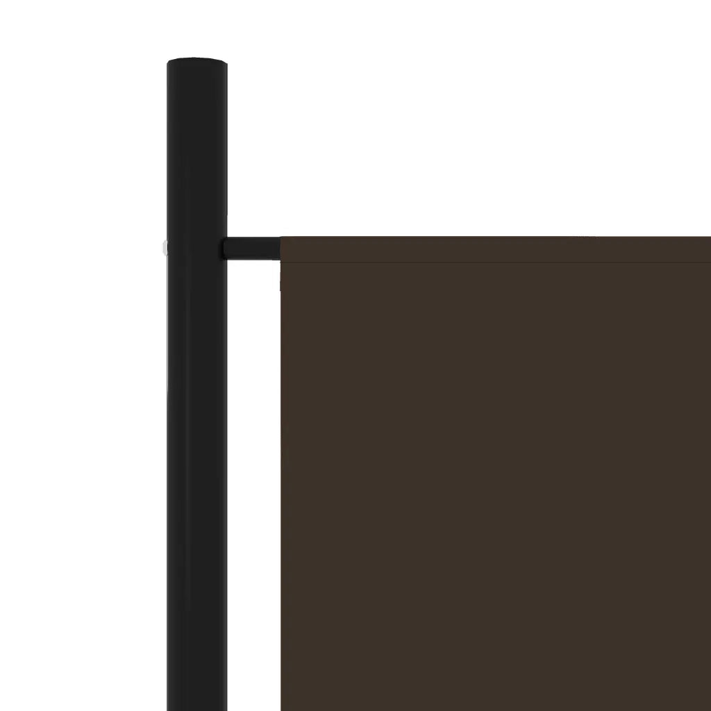 Divisorio Ambienti | Divider per stanze | Paravento 3 Pannelli Marrone 150x180 cm
