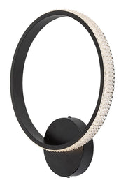 Applique da parete anello LED nero 15W Grete Rabalux