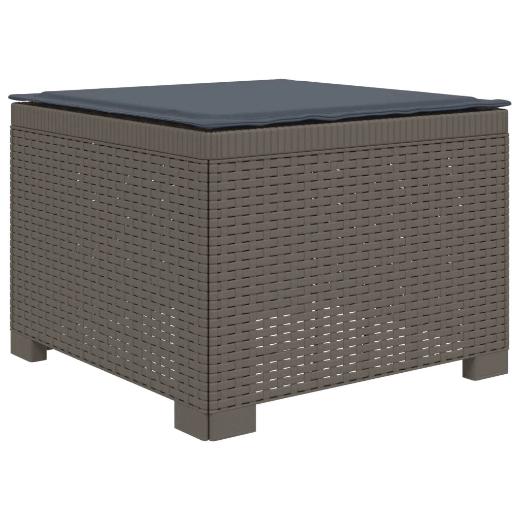 Divano da giardino 4 posti con cuscini aspetto rattan PP 3443941