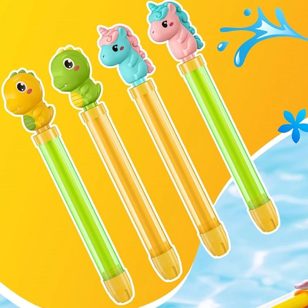 Trade Shop - Tubo Spara Acqua Spruzzatore Manico Forma Dinosauro Unicorno 38x3cm Gioco Estivo 6559063 -