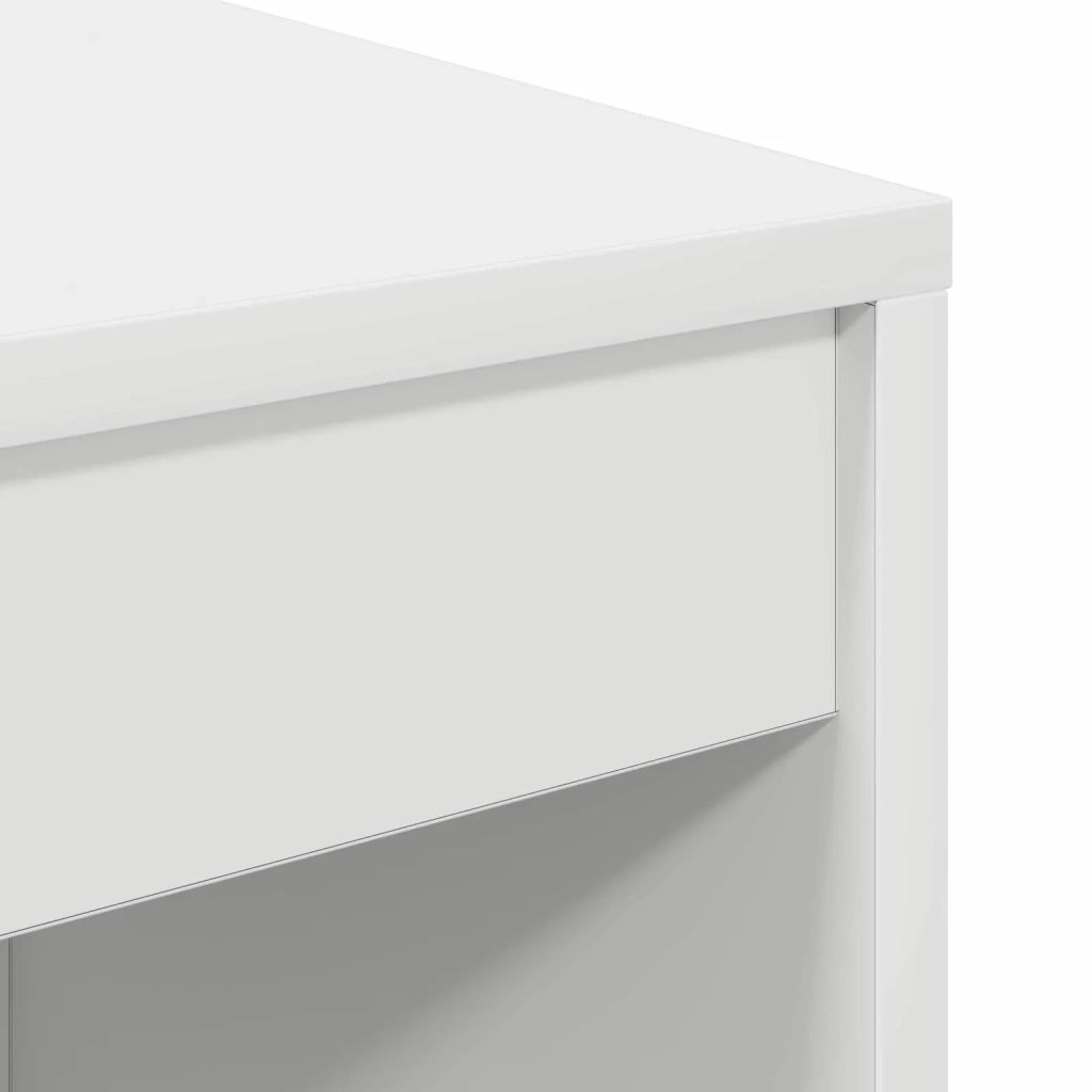 Scrivania | Tavolo da Ufficio Bianco 80 x 40 x 76 cm