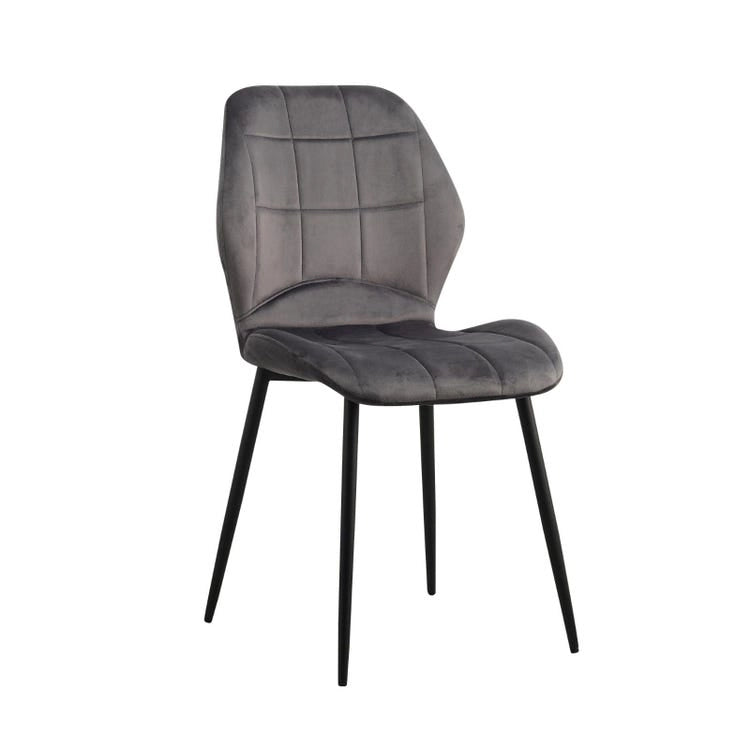 Sedia in velluto imbottita 49 x 56 x 86 cm