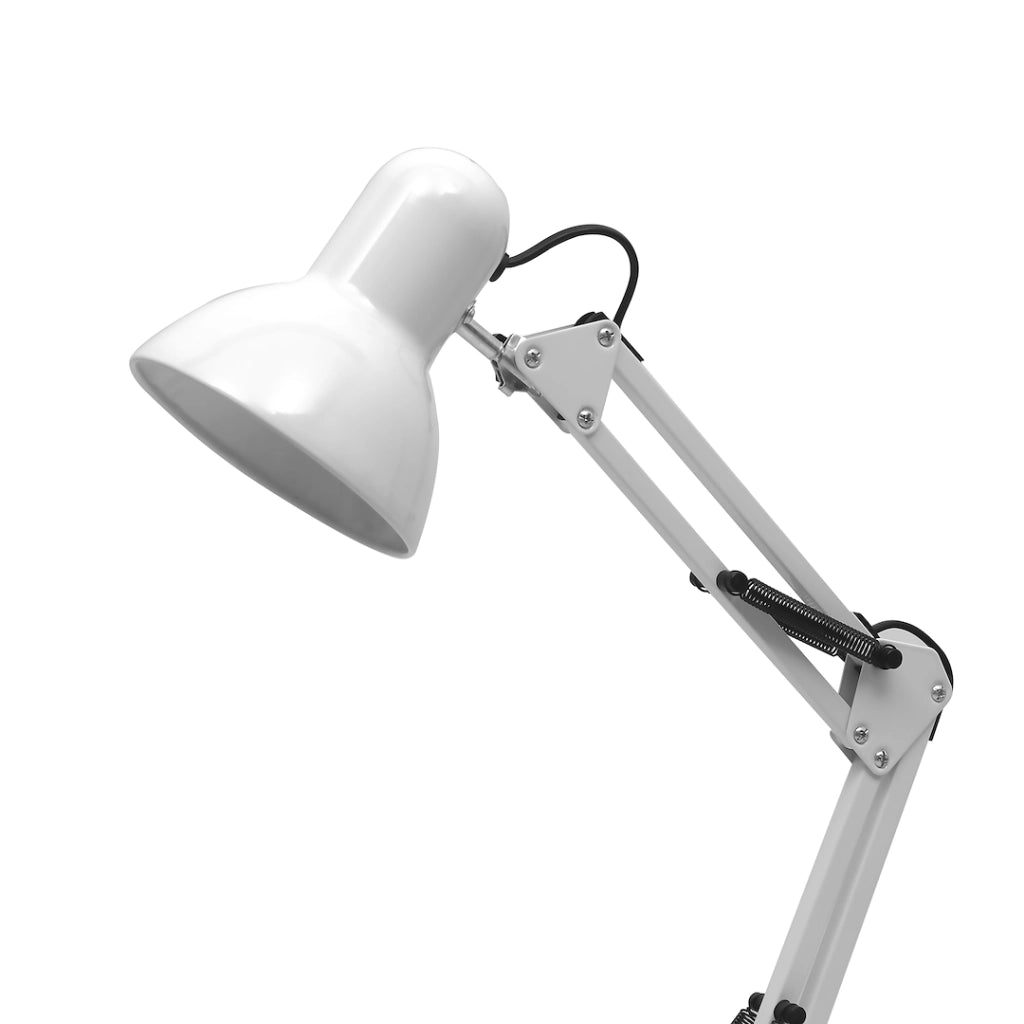 Lampada da scrivania regolabile bianca E27 60W NEXA