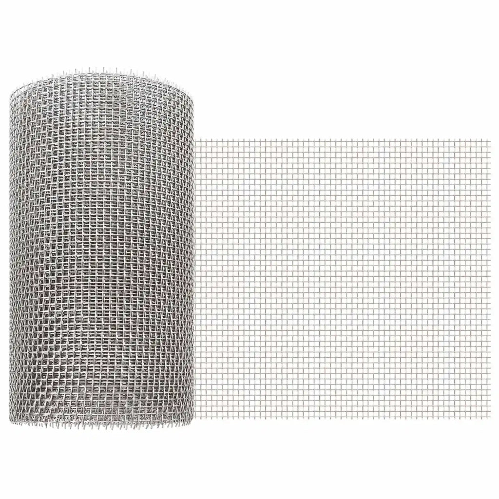 Rete per schermatura 20 x 1000 cm 6 Mesh Argento 42039646