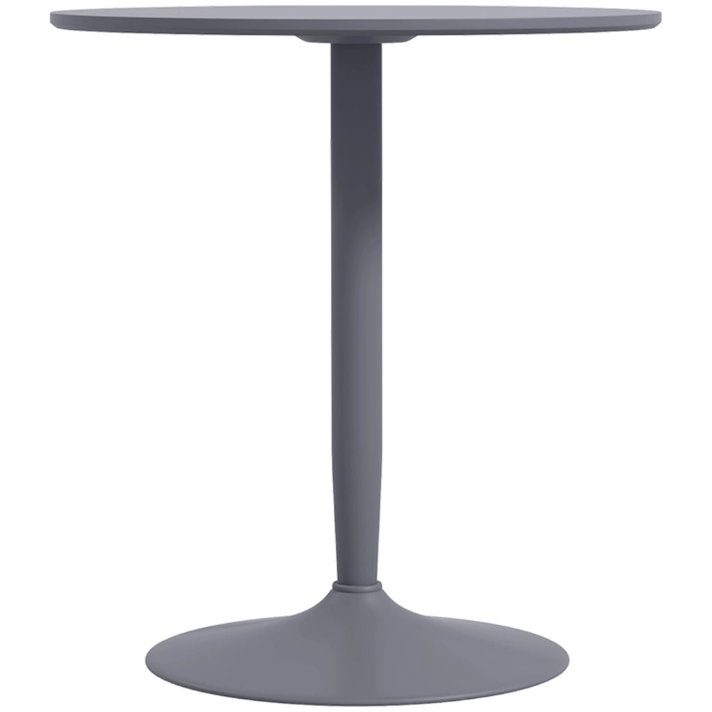 Tavolo da pranzo rotondo ¨C Minimal ¨C Grigio, acciaio, 70x70x75 cm