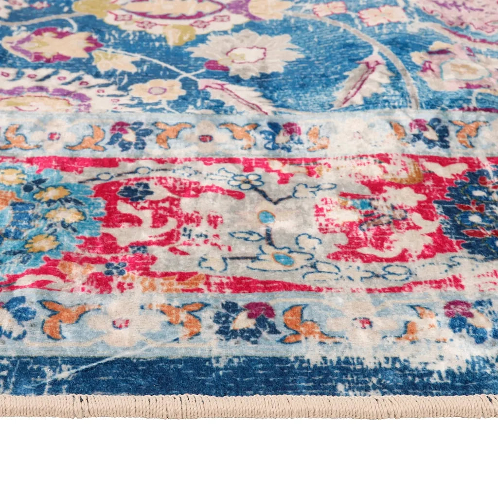 Tappeto Lavabile Multicolore 80x150 cm 136597