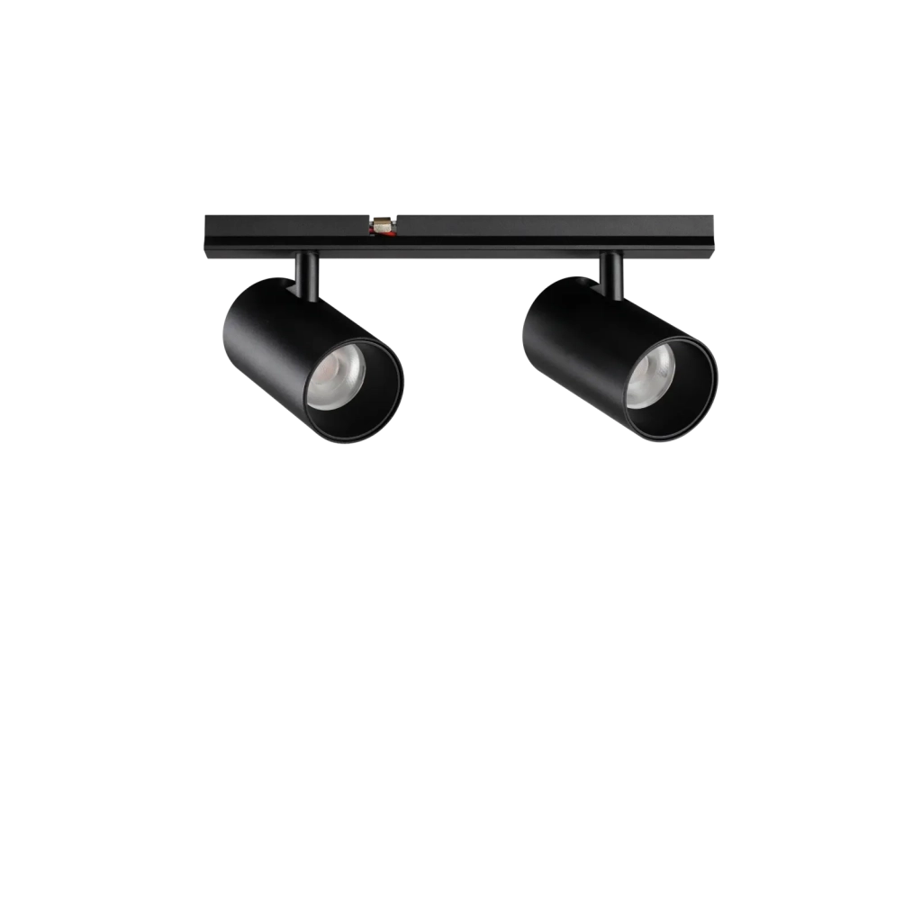 STICK SPOT DOUBLE LED COB BRIDGELUX 10 W 30° 780 lm 2700 K NERO